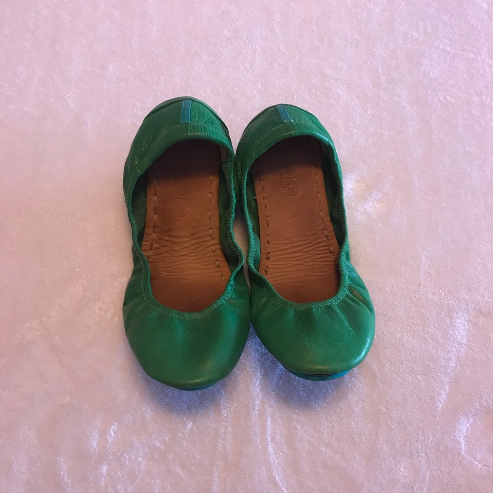 Clover green Tieks, size 8